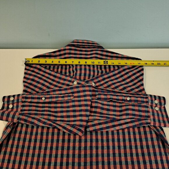 Banana Republic Men's Medium Linen Standard Fit Long Sleeve Button Down Shirt - Picture 14 of 14